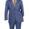 Vinci Blue Regular Fit 2 Piece Suit - 2LK-1