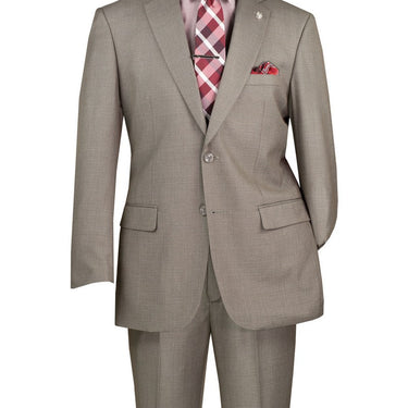 Vinci Gray Regular Fit 2 Piece Suit - 2LK-1