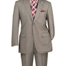 Vinci Gray Regular Fit 2 Piece Suit - 2LK-1