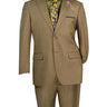 Vinci Taupe Regular Fit 2 Piece Suit - 2LK-1