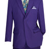 Vinci Purple Regular Fit 2 Piece Suit - 2PP
