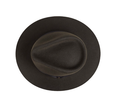 Bellissimo Jones in Olive Green Fur Felt Fedora