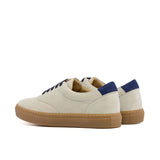 DapperFam Riccardo in Navy / Ivory Kid Suede