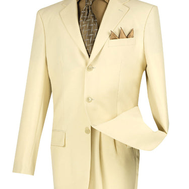 Vinci Ivory Regular Fit 2 Piece Suit - 3PP