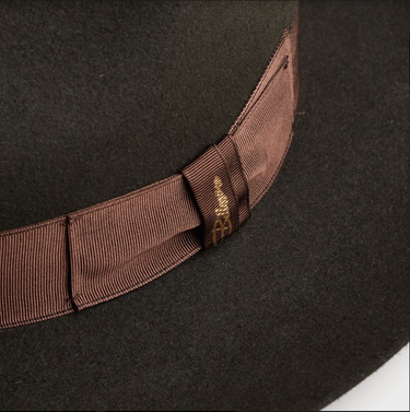 Bellissimo El Capo in Olive Green Fur Felt Fedora