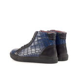 DapperFam Cadenza in Navy Painted Croco