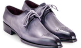 Paul Parkman Men's Goodyear Welted Derby Shoes in Grey