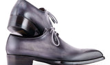 Paul Parkman Men's Goodyear Welted Derby Shoes in Grey
