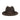 Borsalino Damiano in Dark Brown Marengo Felt Fedora Made in Italy in #color_