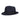 Borsalino Damiano Marengo in Blueberry Felt Fedora Made in Italy in Blueberry