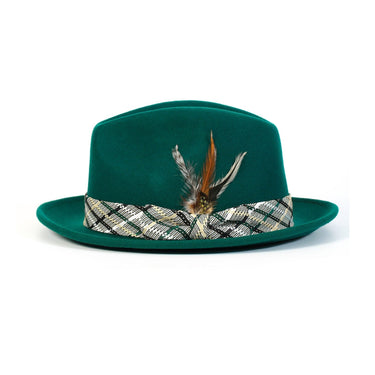 Montique Harlem Hustle Pinch Front Wool Fedora