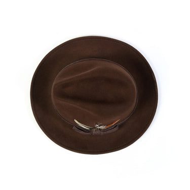 Montique Nighthawk Pinch Front Wool Fedora