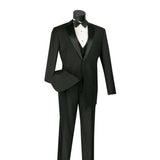 Vinci 2 Piece Regular Fit Tuxedo in Black - 4TV-1