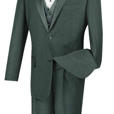 Vinci Gray Regular Fit 2 Piece Tuxedo - 4TV-1