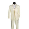 Vinci Ivory Regular Fit 2 Piece Tuxedo - 4TV-1