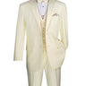 Vinci Ivory Regular Fit 2 Piece Tuxedo - 4TV-1
