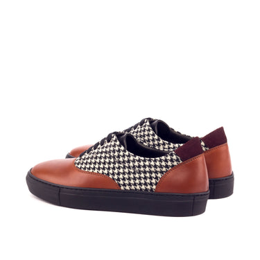 DapperFam Riccardo in Houndstooth / Burgundy Sartorial and Lux Suede
