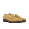 DapperFam Luciano in Dark Brown / Camel Painted Croco, Lux Suede and Painted Calf
