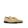 DapperFam Luciano in Sand / Porcelain Lux Suede and Painted Calf