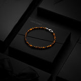 Spiritual Bead Bracelet, 4MM - Tiger’s Eye