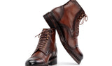 Paul Parkman Men's Floater Leather Boots in Brown