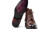 Paul Parkman Men's Floater Leather Boots in Brown