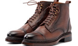 Paul Parkman Men's Floater Leather Boots in Brown