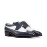 DapperFam Zephyr in Navy / White Box Calf