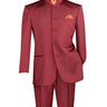 Vinci Burgundy Regular Fit 2 Piece Suit - 5HT
