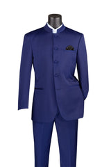 Vinci 2 Piece Regular Fit Suit in Navy - 5HT
