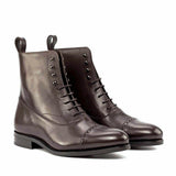 DapperFam Vittorio in Brown Balmoral Boot