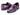 Paul Parkman Men's Split Toe Loafer Shoes in Purple in #color_