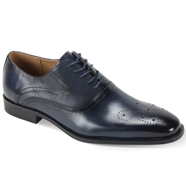 Giorgio Venturi Imperial Classic Brogue Oxford in Navy Blue