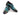 Paul Parkman Men's Single Monkstrap Shoes in Turquoise & Brown