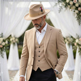 Ferrecci Crushable in Tan Australian Wool Fedora