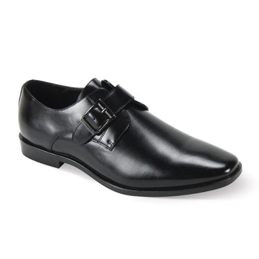 Antonio Cerrelli The Executive (Wide) Wide Monk Strap Dress Shoes in Black
