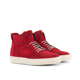 DapperFam Dante in Red High Top Multi — Style 4148