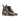 DapperFam Garrison in Dark Brown Painted Croco