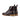 DapperFam Garrison in Dark Brown Painted Croco
