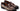 Paul Parkman Men's Split Toe Patina Leather Tassel Loafers in Brown