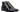 Paul Parkman Double Monkstrap Polished Leather Ankle Boots in Black