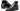 Paul Parkman Double Monkstrap Polished Leather Ankle Boots in Black