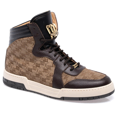 Mauri 8466/1 Vision Nappa / Fabric / Time Leather High-Top Sneaker (MA5681) - Sport Rust/Beige