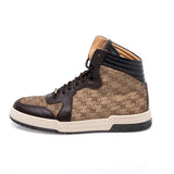 Mauri 8466/1 Vision Nappa / Fabric / Time Leather High-Top Sneaker (MA5681) - Sport Rust/Beige