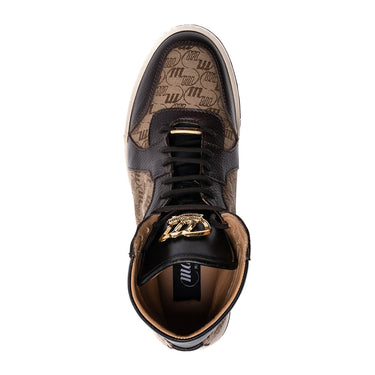 Mauri 8466/1 Vision Nappa / Fabric / Time Leather High-Top Sneaker (MA5681) - Sport Rust/Beige