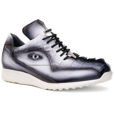 Mauri Hazard 8596/4 Hornback / Nappa Sneaker - White Dirty Black