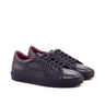 DapperFam Rivale in Black Painted Croco