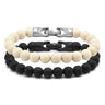 Spiritual Bead Set 8mm - Black Onyx & Riverstone in #color_