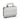 Small Aluminum Attaché | Mini Shoulder Attaché Case in SILVER