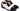 Paul Parkman Men's Goodyear Welted Cap Toe Oxfords in Black & White in ----- #color_ -----